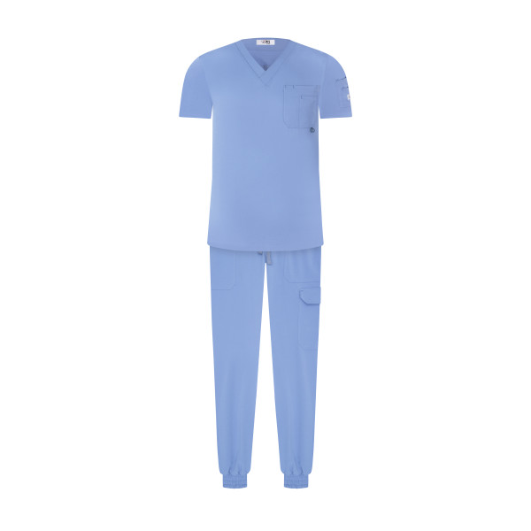 Pulse Scrub Set - Light Blue / Azul Claro